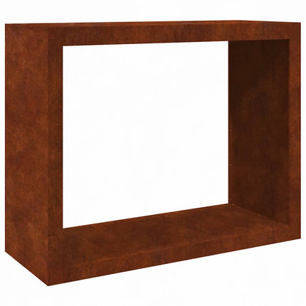 Firewood Rack 39.4"x15.7"x31.5" Weathering Steel