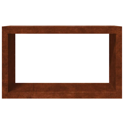 Firewood Rack 39.4x15.7x23.6" Weathering Steel