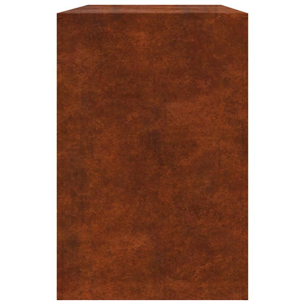 Firewood Rack 39.4x15.7x23.6" Weathering Steel
