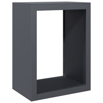 Firewood Rack Anthracite 23.6x15.7x31.5" Steel