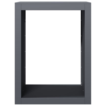 Firewood Rack Anthracite 23.6x15.7x31.5" Steel