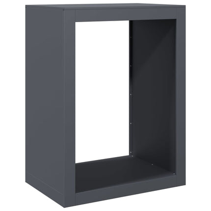 Firewood Rack Anthracite 23.6x15.7x31.5" Steel