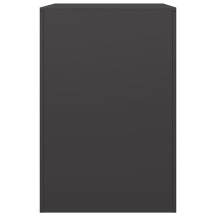 Firewood Rack Black 23.6x15.7x23.6" Steel