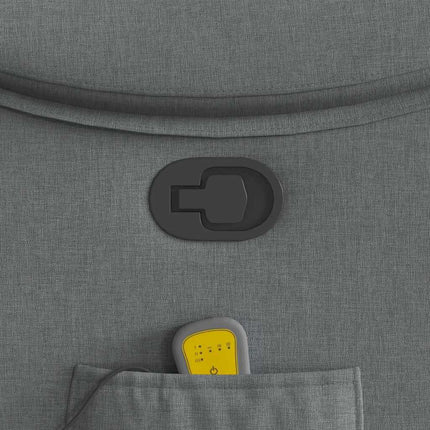 Massage Recliner Chair Dark Grey Fabric