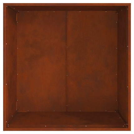 Fire Pit Brown 31.50 x 31.50 x 16.93 in Weathering Steel