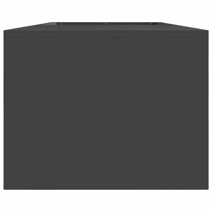 Fire Pit Black 62.99 x 17.72 x 13.78 in Steel