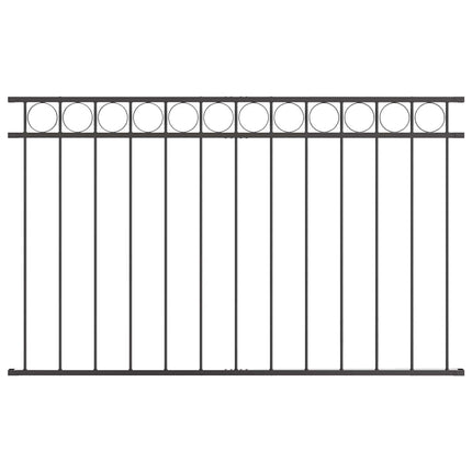 Fence Element ASSEN Grey 66.93 x 39.37 in Steel