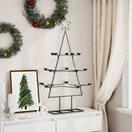 Metal Christmas Tree Black Powder-coated steel Medium Collapsible