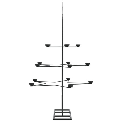 Metal Christmas Tree Black Powder-coated steel Medium Collapsible