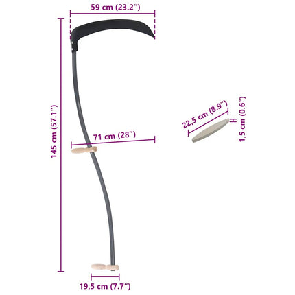Scythe with Grinding Stone 57.1