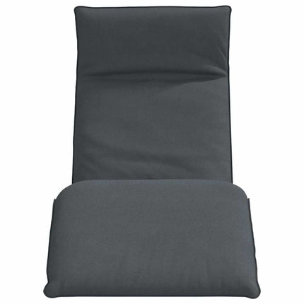 Sun Lounger Gray Oxford fabric, metal, foam Large Collapsible