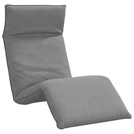 Sun Lounger Grey Oxford fabric (100% polyester), metal, foam