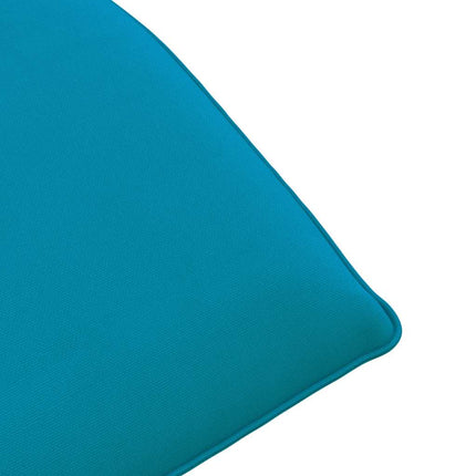 Folding Sun lounger Light Blue 68.9x21.3x3.3" Oxford Fabric