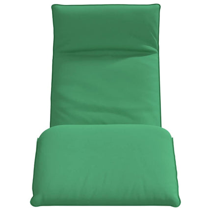 Folding Sun lounger Green 68.9x21.3x3.3" Oxford Fabric