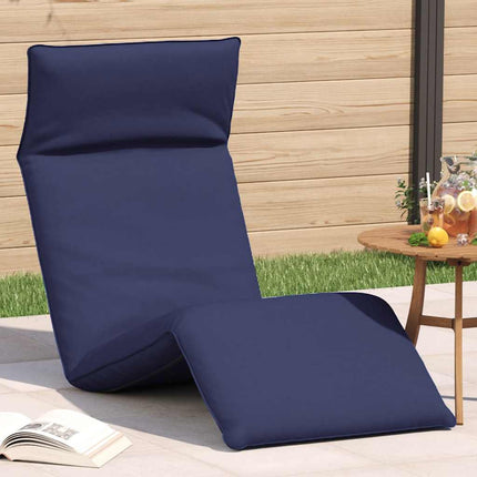 Folding Sun lounger Navy Blue 175x54x8,5 cm Oxford Fabric