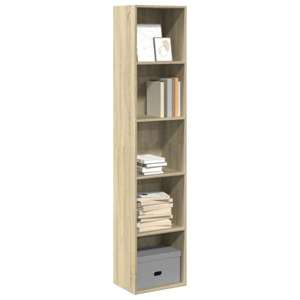 Bookcase Sonoma oak Engineered wood Tall Bookcase Rectangular