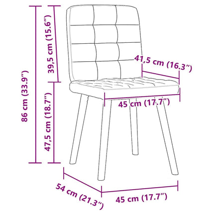 Dining Chairs 4 pcs Dark Gray Fabric