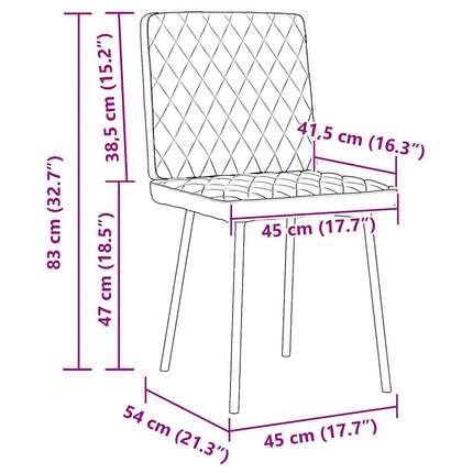 Dining Chairs 4 pcs Black Velvet