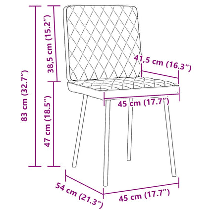 Dining Chairs 4 pcs Black Faux Leather