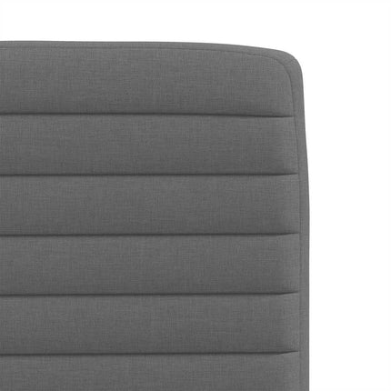 Dining Chairs 4 pcs Dark Gray Fabric