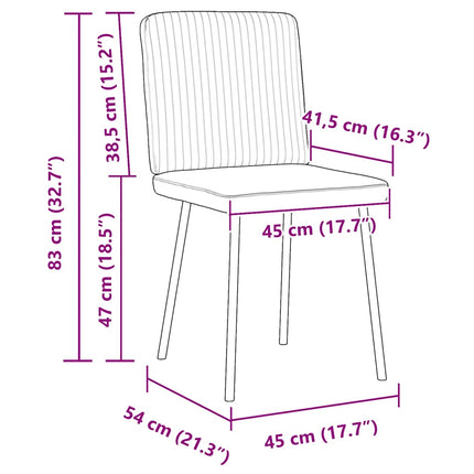 Dining Chairs 4 pcs Black Velvet