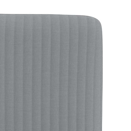 Dining Chairs 4 pcs Light Gray Fabric