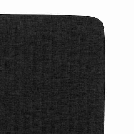 Dining Chairs 4 pcs Black Fabric