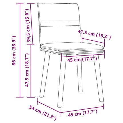 Dining Chairs 4 pcs Dark Gray Fabric
