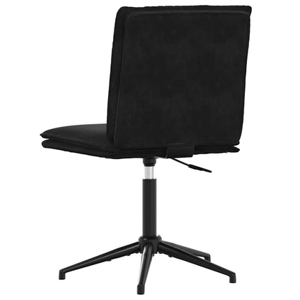 Dining Chairs 2 pcs Black Velvet