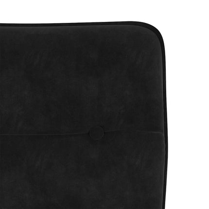 Dining Chairs 4 pcs Black Velvet