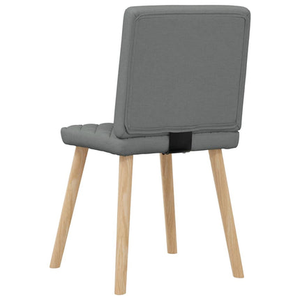 Dining Chairs 6 pcs Dark Gray Fabric