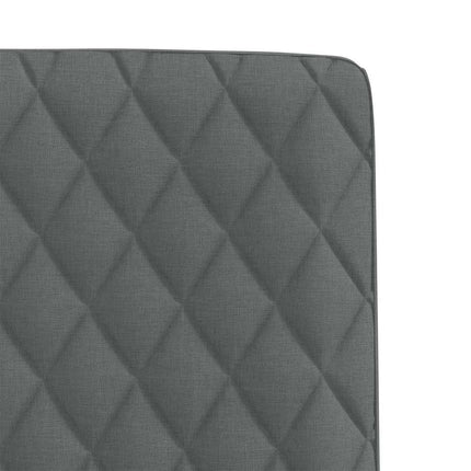 Dining Chairs 6 pcs Dark Gray Fabric