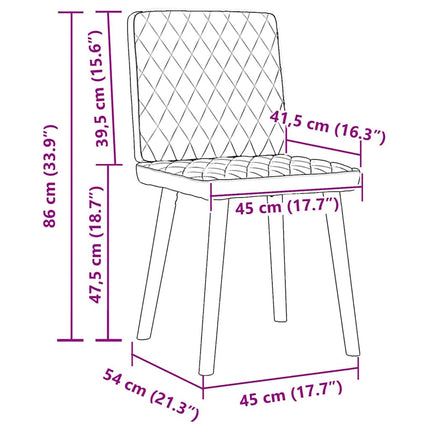 Dining Chairs 6 pcs Dark Gray Fabric