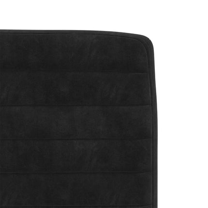 Dining Chairs 6 pcs Black Velvet
