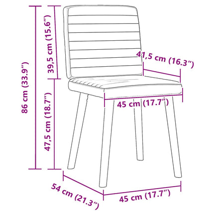 Dining Chairs 6 pcs Dark Gray Fabric
