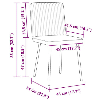Dining Chairs 6 pcs Black Velvet