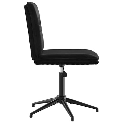Dining Chairs 4 pcs Black Velvet