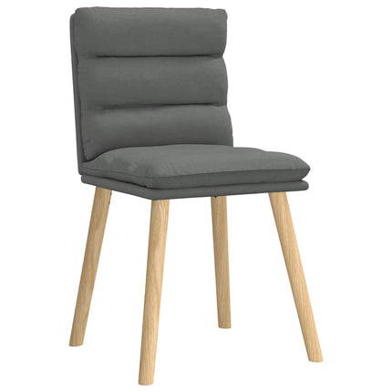 Dining Chairs 6 pcs Dark Gray Fabric