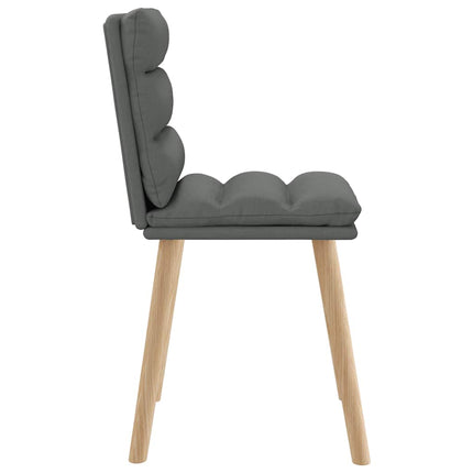 Dining Chairs 6 pcs Dark Gray Fabric