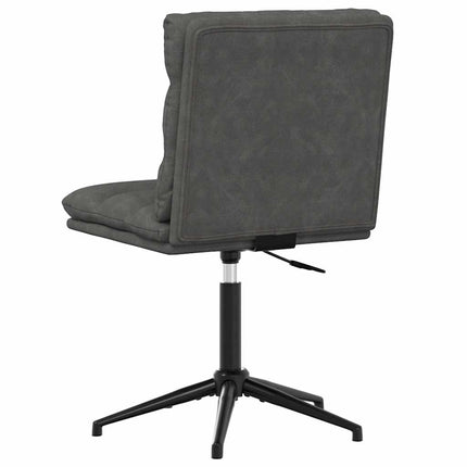 Dining Chairs 6 pcs Black Faux Leather