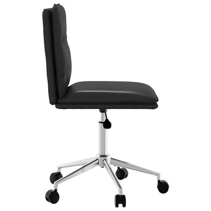 Dining Chairs 6 pcs Black Faux Leather