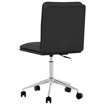 Dining Chairs 6 pcs Black Faux Leather