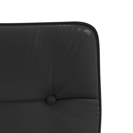 Dining Chairs 6 pcs Black Faux Leather