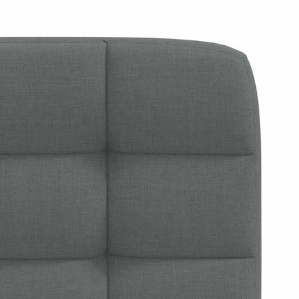 Dining Chairs 2 pcs Dark Gray Fabric