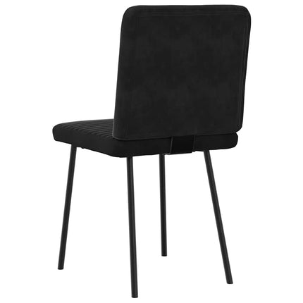 Dining Chairs 2 pcs Black Velvet
