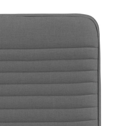 Dining Chairs 2 pcs Dark Gray Fabric