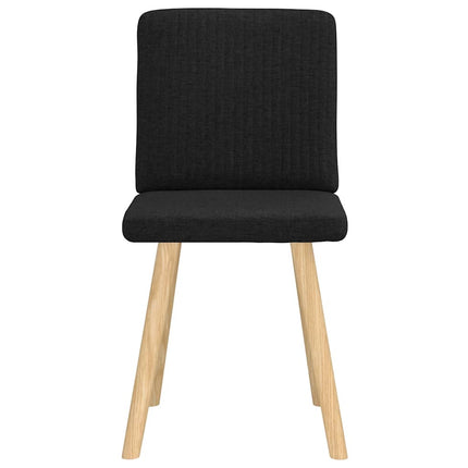 Dining Chairs 2 pcs Black Fabric