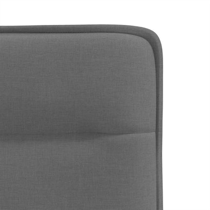 Dining Chairs 2 pcs Dark Gray Fabric