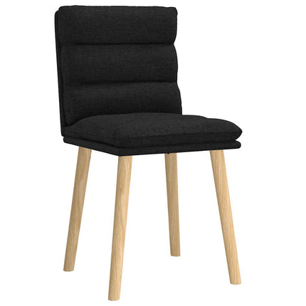 Dining Chairs 2 pcs Black Fabric
