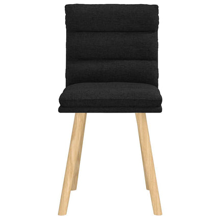 Dining Chairs 2 pcs Black Fabric